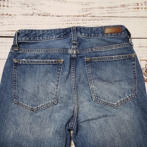 Abercrombie  & Fitch Ames slim boyfriend distressed ripped jeans size 24 - Picture 6 of 15